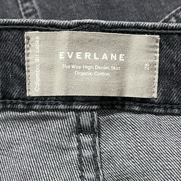 Everlane the way high denim skirt 28 - Picture 7 of 8